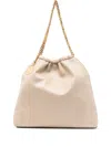 Stella Mccartney Medium Falabella Chain Shoulder Bag In Neutral
