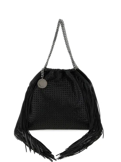 Stella Mccartney Medium Falabella Fringe-trimmed Tote Bag In Pink