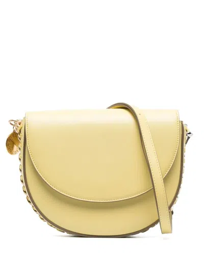 Stella Mccartney Medium Frayme Shoulder Bag In Yellow