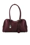 Stella Mccartney Ryder Bordeaux Handbag With Two Top Handles And Front Padlock Detail With Logo In Ecoleather Woman In Burgundy