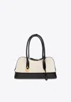 Stella Mccartney Medium Ryder Canvas Top Handle Bag In White