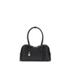 Stella Mccartney Stella Ryder Logo-embossed Embellished Textured Vegan Leather Tote In Black