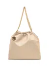 Stella Mccartney Medium Shoulder Bag In Neutral