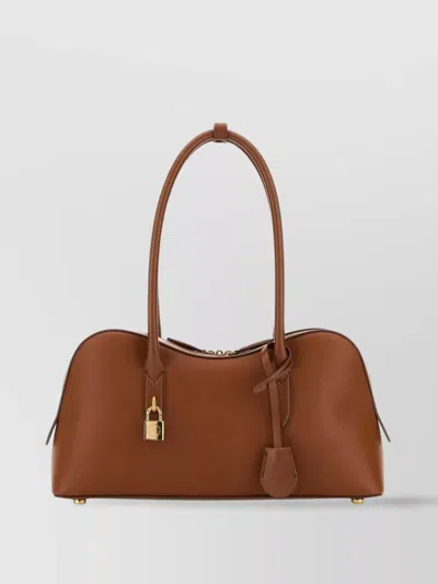 STELLA MCCARTNEY MEDIUM STRUCTURED SHOULDER BAG WITH TOP HANDLES