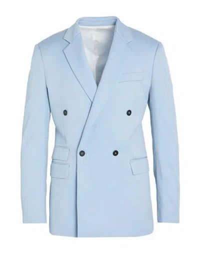 Stella Mccartney Men Man Blazer Light Blue Size Xs Wool
