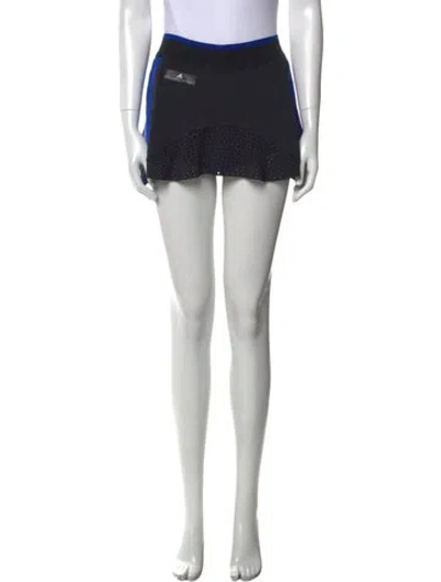 Pre-owned Stella Mccartney Mesh Accents Mini Skirt In Black