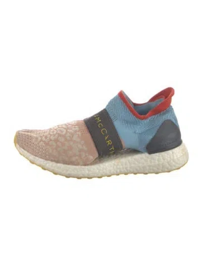 Pre-owned Stella Mccartney Mesh Animal Print Athletic Sneakers In Pink