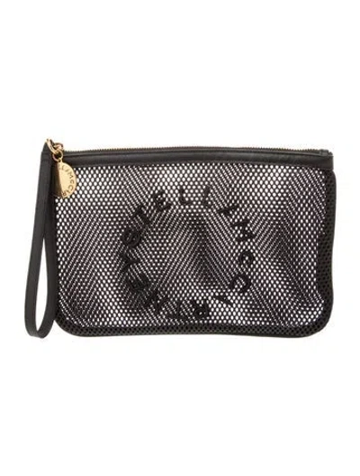 Pre-owned Stella Mccartney Mesh Clutch In Black