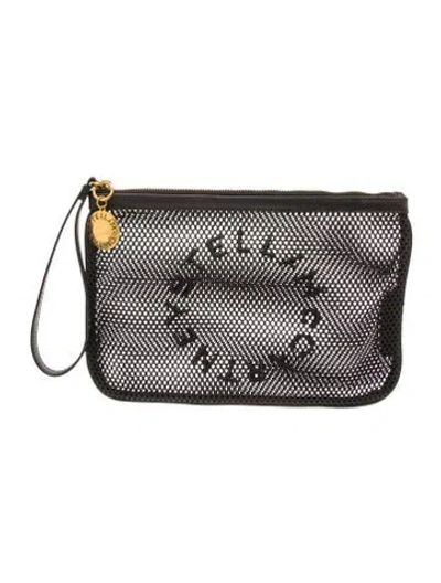 Pre-owned Stella Mccartney Mesh Clutch In Black