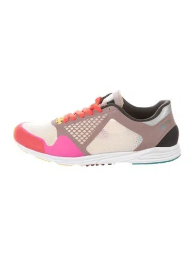 Pre-owned Stella Mccartney Mesh Colorblock Pattern Sneakers In Neutral