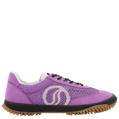 Stella Mccartney Mesh Paneled S-wave Low-top Sneakers