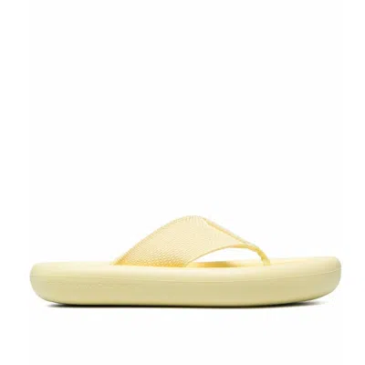 Stella Mccartney Mesh-strap Polyamide Slide In Yellow