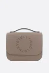 Stella Mccartney Perforated-logo Shoulder Bag In Neutrals