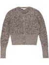 Stella Mccartney Rib Coarse Knitted Cardigan In Multicolour