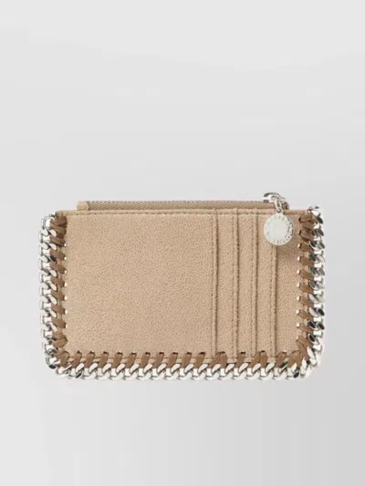 Stella Mccartney Metallic Chain-link Faux Leather Purse In Multi