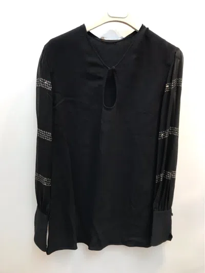 Stella Mccartney Michelle Crystal-embellished Blouse In Black