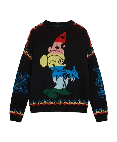 Stella Mccartney Mickey Knit Pullover In Black