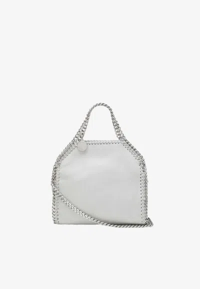 Stella Mccartney Micro Falabella Faux Leather Tote Bag In Black