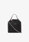Stella Mccartney Black Micro Falabella Tiny Tote Bag In Black