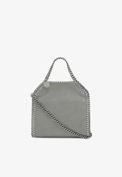 Stella Mccartney Micro Falabella Tote Bag In Gray