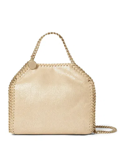 Stella Mccartney Micro Falabella Tote Bag In Neutral
