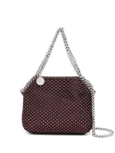 STELLA MCCARTNEY MICRO FALABELLA TOTE WITH CRYSTALS