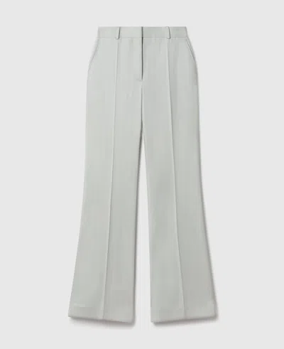 Stella Mccartney Mid-rise Botcut Trousers In Gray