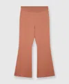 Stella Mccartney Mid-rise Flared Trousers In Blush