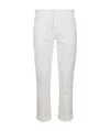Stella Mccartney Mid-rise Slim-leg Jeans In White
