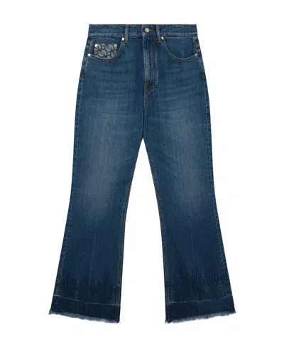 Stella Mccartney Mid-rise Straight-leg Jeans In Blue