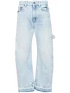 Stella Mccartney Mid-rise Tapered-leg Jeans In Blue