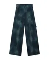 Stella Mccartney Mid-rise Tie-dyed Wide-leg Jeans In Black