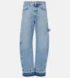 Stella Mccartney Mid-rise Wide-leg Jeans In Blue