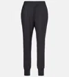 Stella Mccartney Mid-rise Wool Tapered Sweatpants