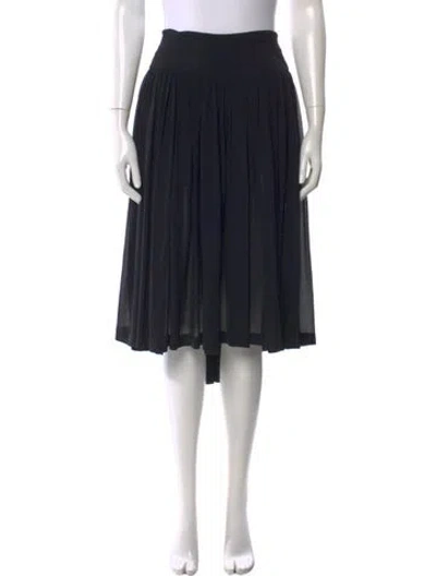 Pre-owned Stella Mccartney Midi Length Skirt In Black
