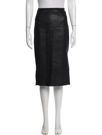 Pre-owned Stella Mccartney Midi Length Skirt In Black