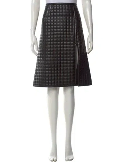 Pre-owned Stella Mccartney Midi Length Skirt In Black