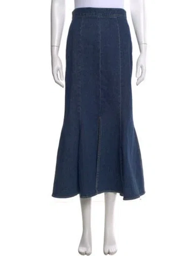 Pre-owned Stella Mccartney Midi Length Skirt In Blue