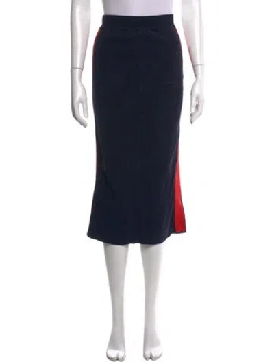 Pre-owned Stella Mccartney Midi Length Skirt In Blue