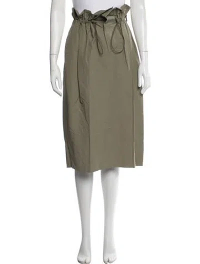 Pre-owned Stella Mccartney Midi Length Skirt In Green