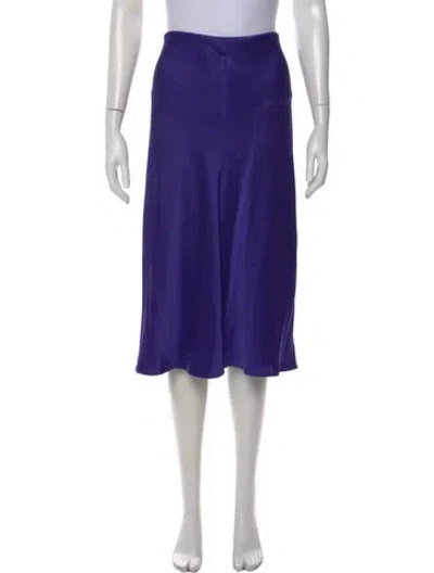 Pre-owned Stella Mccartney Midi Length Skirt In Purple