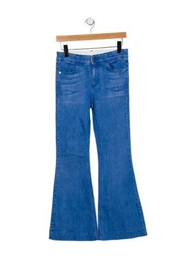 Pre-owned Stella Mccartney Mid-rise Flared Jeans In Blue
