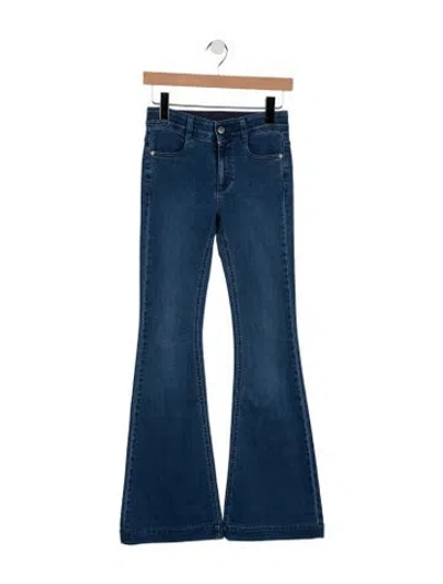 Pre-owned Stella Mccartney Mid-rise Flared Jeans In Blue