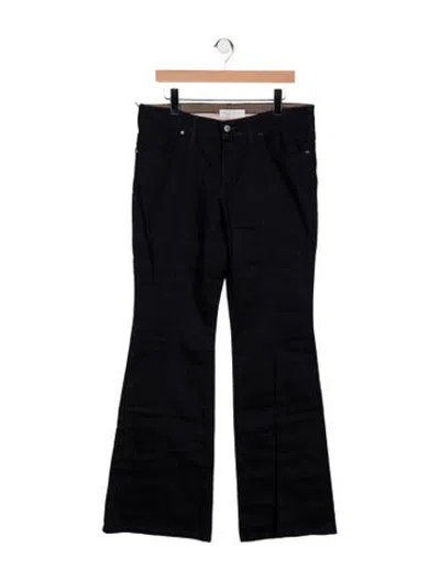 Pre-owned Stella Mccartney Mid-rise Flared Jeans In Blue
