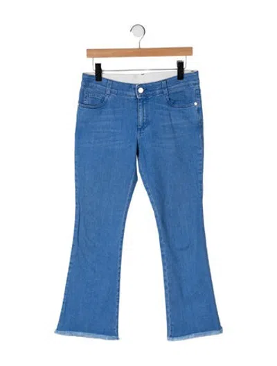 Pre-owned Stella Mccartney Mid-rise Flared Jeans In Blue
