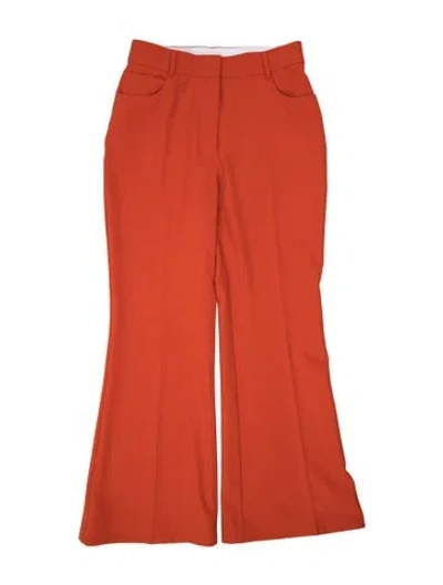 Pre-owned Stella Mccartney Mid-rise Flared Jeans In Orange