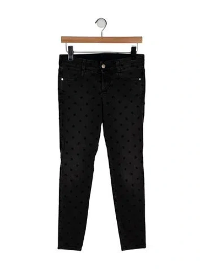 Pre-owned Stella Mccartney Mid-rise Skinny Leg Jeans In Black