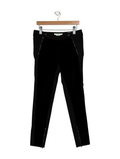 Pre-owned Stella Mccartney Mid-rise Skinny Leg Jeans In Black