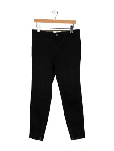 Pre-owned Stella Mccartney Mid-rise Skinny Leg Jeans In Black