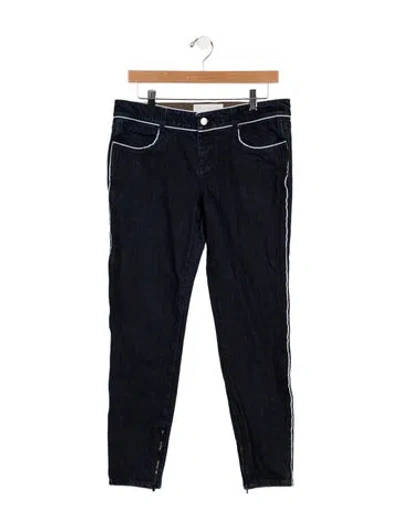 Pre-owned Stella Mccartney Mid-rise Skinny Leg Jeans In Blue